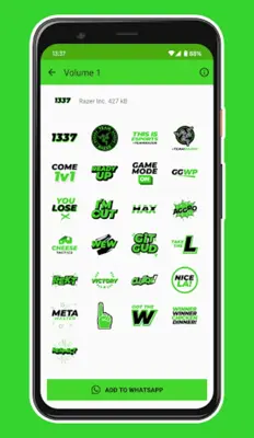 Razer Stickers android App screenshot 2